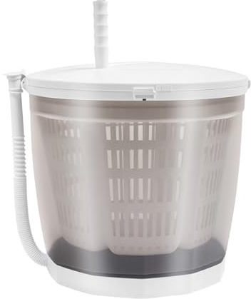 Lavadora portátil Mini Lavadora Manual Operación Portátil, Lavadora Portátil Sin Electricidad, Lavadora de Camping Manual, Solución de Lavado Compacta , Lavado Centrifugado Doble Función