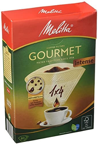 Melitta 6763159 Pack of 80 Filter, Plastic, White