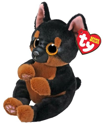 TY Fritz Dog Beanie Bellies Regular - Squishy Beanie Baby Soft Plush Toys - Collectible Cuddly Stuffed Teddy