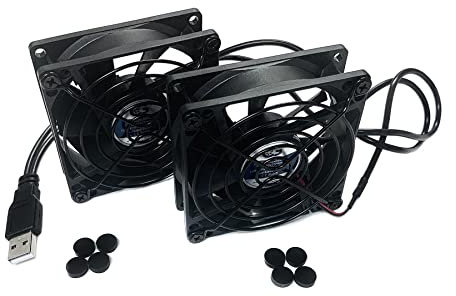 Coolerguys CG8025L05B2-U Ventilador - Ventilador de PC (Ventilador, 8 cm, 1500 RPM, 19,7 dB, 22,7 dB, 20 cfm)