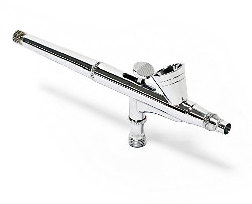 Wiltec Pistolet aérographe professionnel Modèle 135 – Action double DA – avec Buse 0,3 mm – Godet 2 ml – Tatouage, bronzage, maquillage, modélisme airbrush
