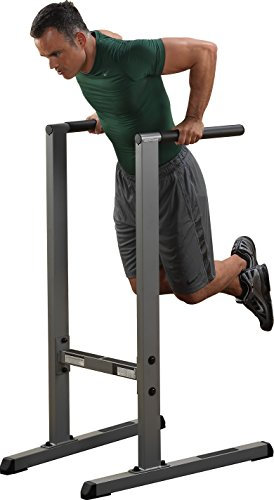 Body-Solid GDIP59 Dipständer Dip-Station Dips Barren Trizepstrainer Push Up Stand Bar
