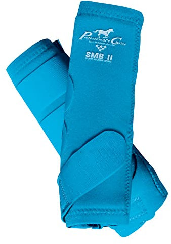Professional's Choice Equine SMBII Beinstiefel, paarweise, Pacific Blue, Größe L