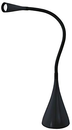 EGLO LED Tischlampe Snapora, 1 flammige Tischleuchte mit Touch, dimmbar, Schreibtischlampe Modern, Minimalismus aus hochwertigem Kunststoff und Aluminium, Bürolampe in Schwarz