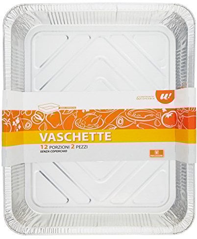 U! Confronta & Risparmia Vaschette Alluminio, Confezione da 2