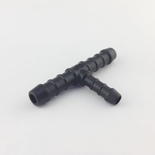 greitapigu.lt Plastique Connecteur Raccord T pièce rèduisant 8mm / 6mm / 8mm Tuyau Conduite Durite pour Air Carburant Eau Vide