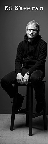 Ed Sheeran - Chair - Musik Tür Poster Plakat Druck - Größe 53x158 cm