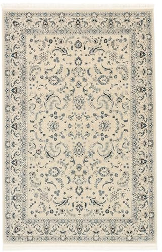 RugVista, Nain Florentine, Teppich, Mittelflor, 140 x 200 cm, Rechteckiger, Oeko-Tex Standard 100, Polyester, Flur, Schlafzimmer, Küche, Wohnzimmer, Cream, Mehrfarbig