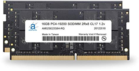 Adamanta - Memoria RAM de 32 GB para portátil ASUS Republic of Gamers ROG G701VI DDR4 2400Mhz PC4-19200 SODIMM 2Rx8 CL17 (1,2 V)