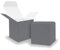 25x itenga Würfelbox aus Karton 5x5cm grau Adventskalender Gastgeschenk