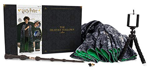 WOW! STUFF WW-1111 The Deathly Hallows Collection-Invisibility Cloak, Elder Wand and Resurrection Stone Harry Potter, Multi