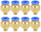 sourcing map 8 Stück Gerade Pneumatische Drücken Verbindung Anschlüsse M5 Stecker x 4 mm Rohraußendurchm.