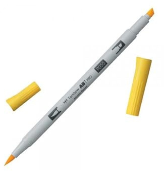 Tombow ABTP-055 Alkoholbasierter Marker ABT PRO zwei Spitzen process yellow