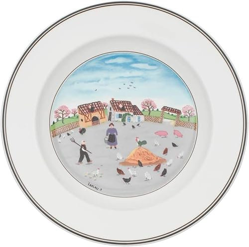 Villeroy & Boch Design Naif 1023372704 EKM Living - Juego de Platos hondos (6 Unidades, Acero Inoxidable)