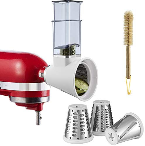 Gdrtwwh Tranchoir/Râpe pour KitchenAid Hachoir à Légumes,Râpe à légumes,pour Les Fruits, Les Légumes et Le Fromage