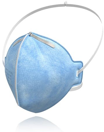 Dräger X-plore 1720 C Masque de protection respiratoire jetable FFP2 fabriqué en France | Lot de 5 masques anti-poussières pour des travaux de construction, de bricolage et de peinture