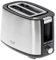 ADLER AD3214 Tostadora Pan 2 Rebanadas, 3 Funciones, Tostar, Calentar y Descongelar, Regulador de Nivel de Tostado, Calienta Panecillos o Bollería, Acero Inoxidable, 900W