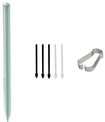 Galaxy Tab S7 FE Stylus Replacement for Samsung Galaxy Tab S7 FE / S7FE + S Pen with Nibs (Mystic Green)