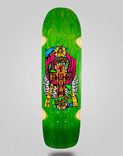 Dogtown Skateboard-Brett / Deck, Eric Dressen Hands / Pool-Brett / 8,75 x 32,875 / Grün