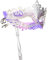 Hoshin Maskenmaske mit Stock, Mardi Gras Deecorations Venezianische Masken für Damen (Lila & Silber)