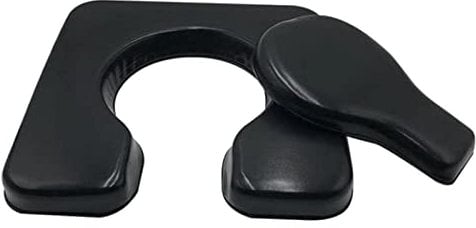perfk PVC Commode Seat Cushion, Removable, Portable, Toilet Cushion, Waterproof Soft Comfortable for Disabled Elderly