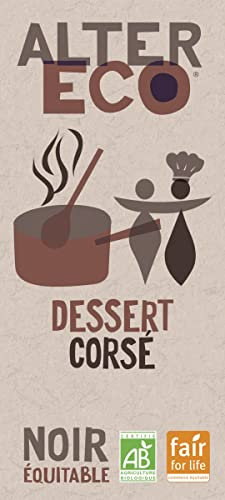 ALTER ECO - Tablette Chocolat Noir Dessert Corsé - Bio & Équitable - Origine de L’Équateur - 150 g
