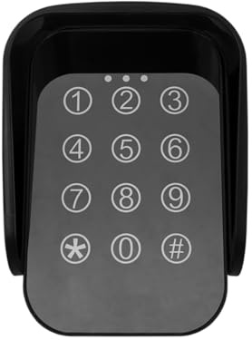 Wireless Keypad Swing Gate Opener Control Pad Digital Back Lit Buzzer Key pad Security Lock 50m Control Distance IP55 Rated FREE Wall Mounting Kit LED Indicators 120mm H x 91mm W x 78mm D
