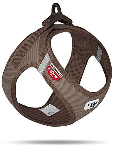 Vest Harness curli Clasp Cord Brown L