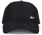 Reebok Damen Active Metal Badge Cap with Adjustable Strap (One Size Fits Most) Baseballkappe, Abzeichen-Schwarz