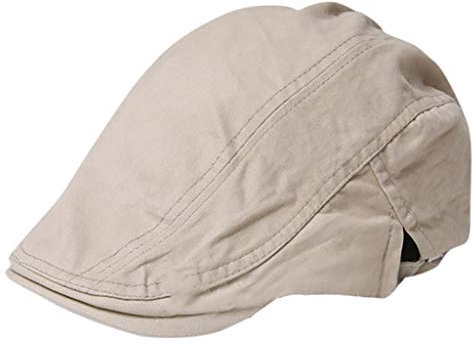 QIFLY Men's Flat Cap Uv Protection Peaked Caps Men's Beret Cap Flat Cap Schirmmütze Für Herren Und Frauen Gatsby Hat Cabbie Beret Hat Classic Tweed Flat Cap Cabbie Hat Men