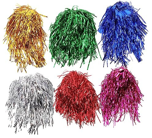 Toddmomy 6 Stk Kostüm Haar Perücke Party-requisiten Hexen-cosplay-kostüm Metallische Haarperücke Spitze Perücke Rot Lametta Haarteile Clip Für Haarverlängerungen Bunt Männlich Zubehör Damen
