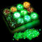 WLLHYF Glow in The Dark Body Face Glitzergel, 12 Farben Leuchtender schillernder Glitzer für Augen, Lippen, Nägel, Haare, selbstklebender, grober Glitzer, Festival-Zubehör, Rave-Karneval-Partyzubehör