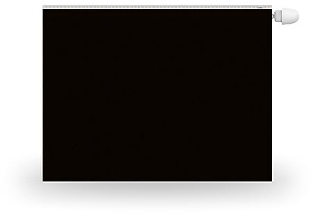 HUBDECO Magnetische Heizkörperverkleidung - 80x60 cm - Magnet Heizkörperabdeckung - Motiv Schwarz - Wasserdicht Erhöhte Abriebfestigkeit Paneel-Heizkörperabdeckung