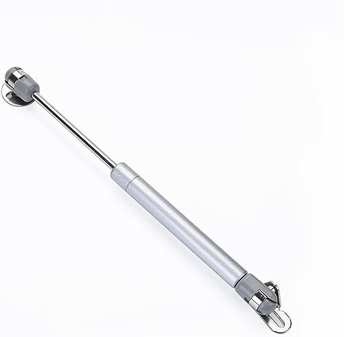 pneumatische Stange, hydraulische Stützstange, 1 Stück Schrankscharniere, 60 N, 6 kg, Propagandasäule, Gasfeder, Plakatwand, Klapptür, Bettkasten, Mülleimer, LKW, hydraulisch (Farbe: Gery) (Farbe: Wei
