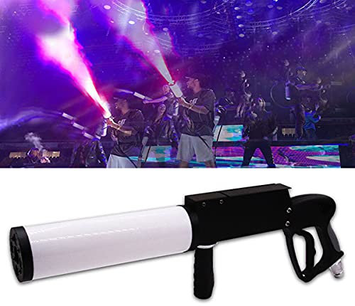 DRYIC Máquina de Niebla LED CO2 Pistola de atmósfera portátil Etapa Portátil Halloween DJ Máquina de Humo Bar Atmósfera Pistola Control Manual para Discoteca Fiesta Escenario Boda Navidad