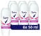 Sure Bright Bouquet Anti-Perspirant Roll On Women's Deodorant with a strawberry, apricot & vanilla fragrance for 48 hour sweat and odour protection 6x 50 ml