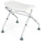 RELAX4LIFE Sgabello da Doccia Antiscivolo Altezza Regolabile 49-52,5 CM, Sedia da Doccia/Vasca Pieghevole in Alluminio con braccioli, per Adulti 150 kg per Anziani Disabili in Gravidanza