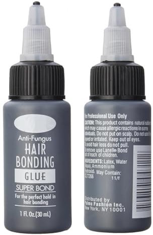 3pack 30ml Wig Adhesive Glue Lace Wig Glue Invisible Hair Bonding Glue Strong Hold False Eyelash Glue Hair Adhesive Glue for Hairpieces Cosmetic Hair Systems