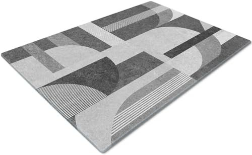 Chopping Board | Glass Chopping Boards for Kitchens | Glass Worktop Savers for Kitchen | Cutting Boards for Kitchen | Chopping Board Non Slip | Small Chopping Board | Dark Light Grey Pattern