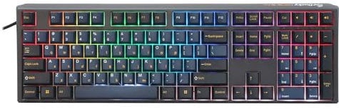 Ducky One 3 Pro Nazca Line Gaming Tastatur, mechanisch, 8.000 Hz, Hot Swap, RGB – Cherry MX2A Speed Silver, ANSI (US)
