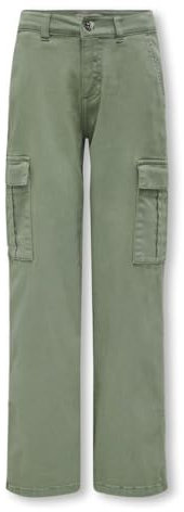 KIDS ONLY Mädchen Kogyarrow-vox STR Pant PNT Noos Cargohose, Hedge Green, 122 EU