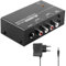 Phono Vorverstärker, Phono Vorverstärker Plattenspieler, Phono Preamp für Plattenspieler mit MM Abtast Systemen,RCA Input & Output, Vorverstärker Phono mit Pegel, Phono Preamp mit 12V Netzteil