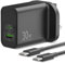30W 2-Port Super Fast Charger for Samsung Galaxy S25 S24 S23 S22 S21 Ultra Edge, A55 A54 A53 A36 A33 A25 A26 A16 A15 A14 A12, 25W Tablet A9 S9 S8, Android Phone Charger USB C Plug + 2M Type C Cable