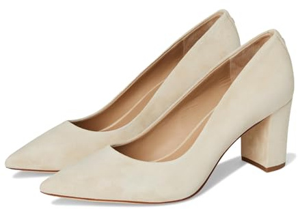 Lauren Ralph Lauren Décolleté Lanette Donna in Camoscio con tacco a blocco, Sand Dune, 38 EU
