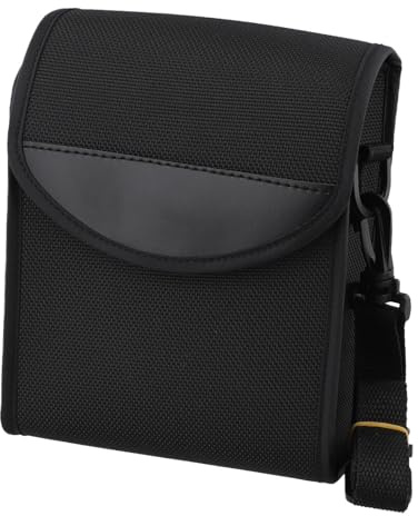 JoyousMall Fernglas-Tasche, schwarz, Dach-Fernglas-Aufbewahrung, Schultertasche, staub- und wetterfest, für 42-mm-Objektiv, für Reisen und den Außenbereich
