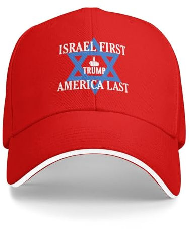 Anceky Pro-Israel Black Hat – America Last 8647 FDT Design für Männer und Frauen