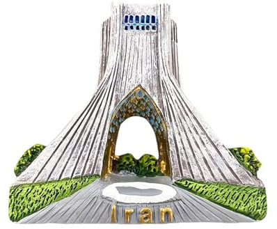 Kühlschrankmagnet, Motiv: Tehran Freiheitsturm, Iran, Touristen-Souvenir, 3D-Kühlschrankmagnet, Kühlschrank-Dekoration, Magnet