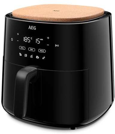 AEG Luftfritteuse 5 Liter und 8 Programme AAF5B Schwarz