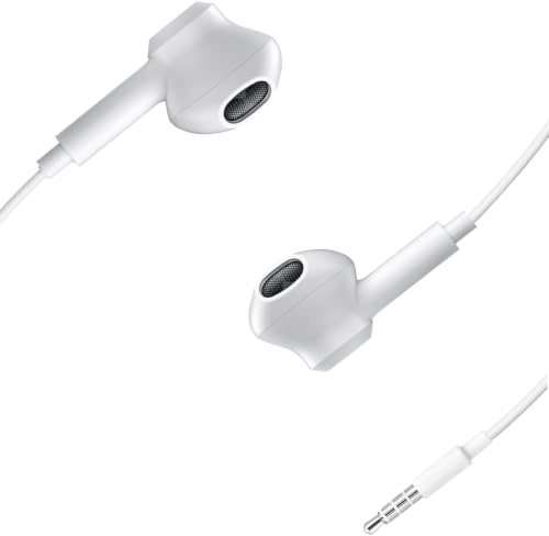 Écouteurs Filaires,Compatible avec iPhone 6 SE/Android/Xiaomi/Huawei | MP3/MP4 Intra-Auriculaires Stéréo avec Microphone et Contrôle du Volume Casque Tous Les appareils de 3,5 mm