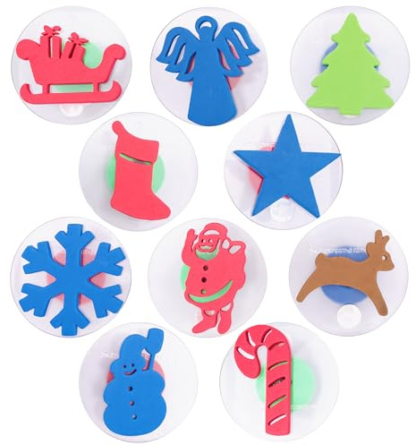 Riesige Weihnachtsstempel 10er Set